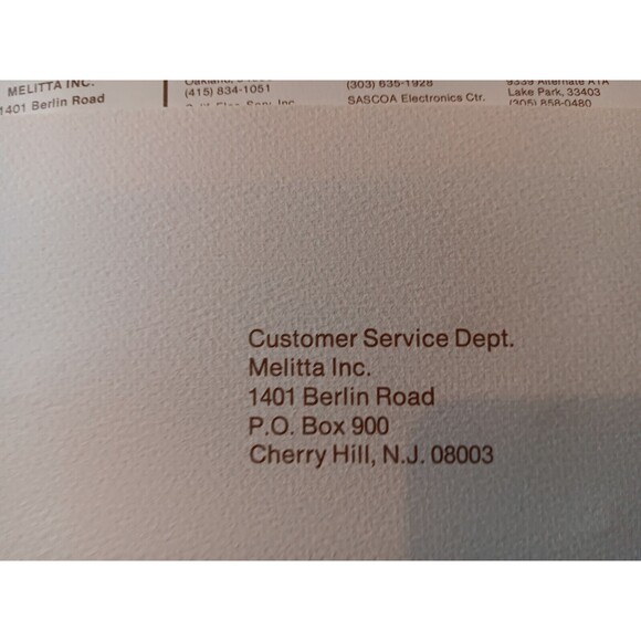 Vintage 1984 MelittA 10 Cup Coffeemaker Model # ACM-10M/4 New Boxed AromaBrew - Picture 10 of 12